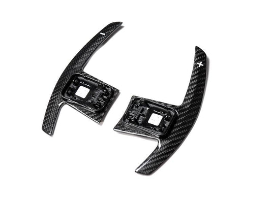 AutoTecknic Dry Carbon Battle Version Shift Paddles - F95 X5M | F96 X6M-Interior-Silicon Valley Bimmer