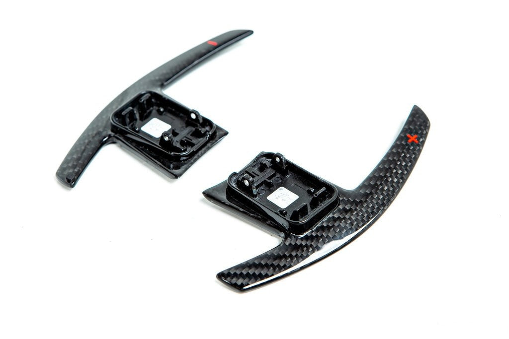 AutoTecknic Dry Carbon Battle Version Shift Paddles - G14/ G15/ G16 8-Series-Interior-Silicon Valley Bimmer