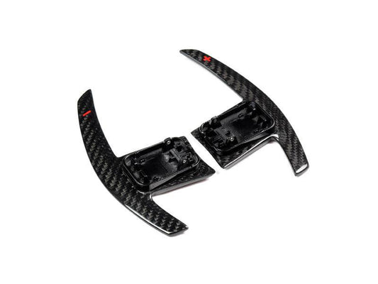 AutoTecknic Dry Carbon Battle Version Shift Paddles - G80 M3 | G82 M4-Interior-Silicon Valley Bimmer