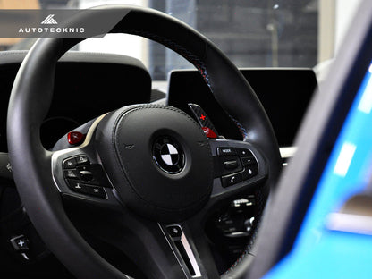 AutoTecknic Dry Carbon Battle Version Shift Paddles - G80 M3 | G82 M4-Interior-Silicon Valley Bimmer