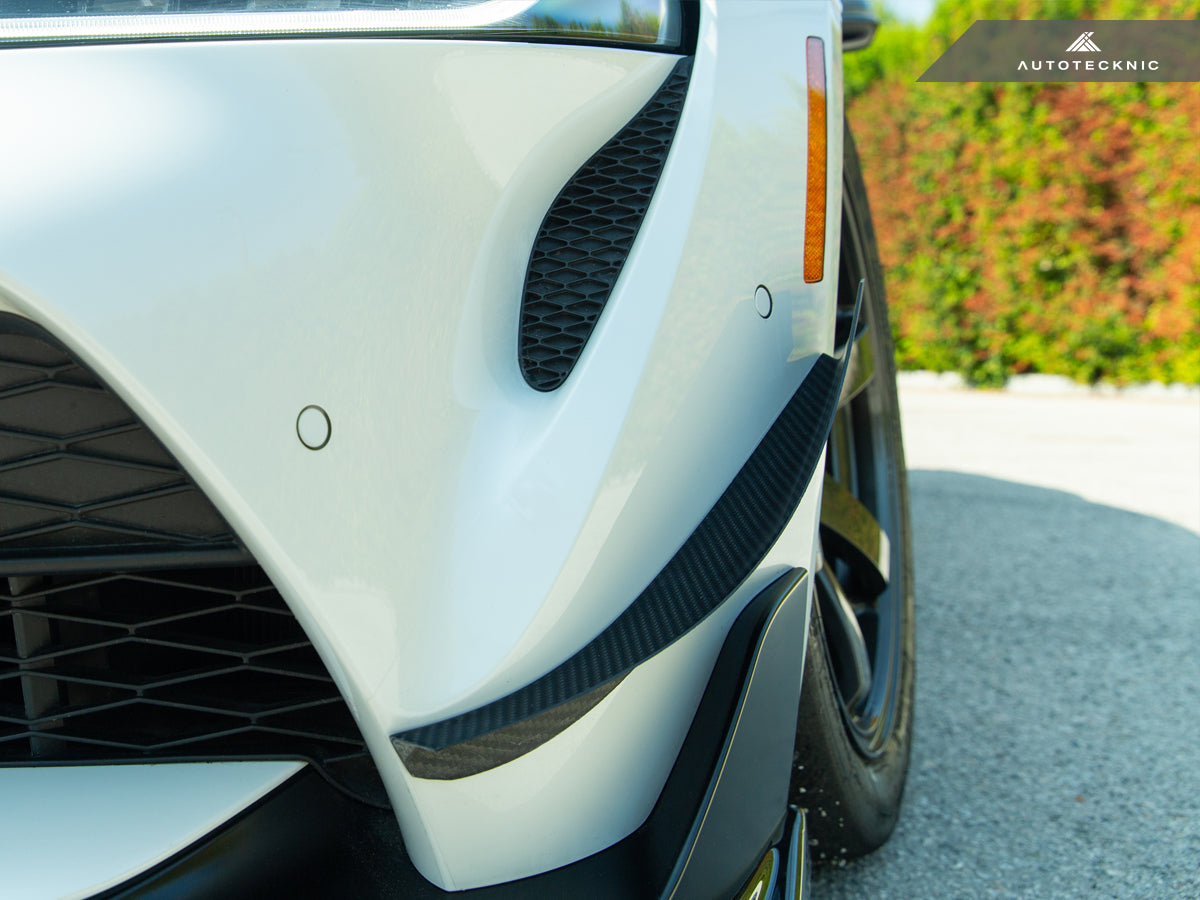 AutoTecknic Dry Carbon Canard Set - A90 Supra 2020-Up-Exterior-Silicon Valley Bimmer