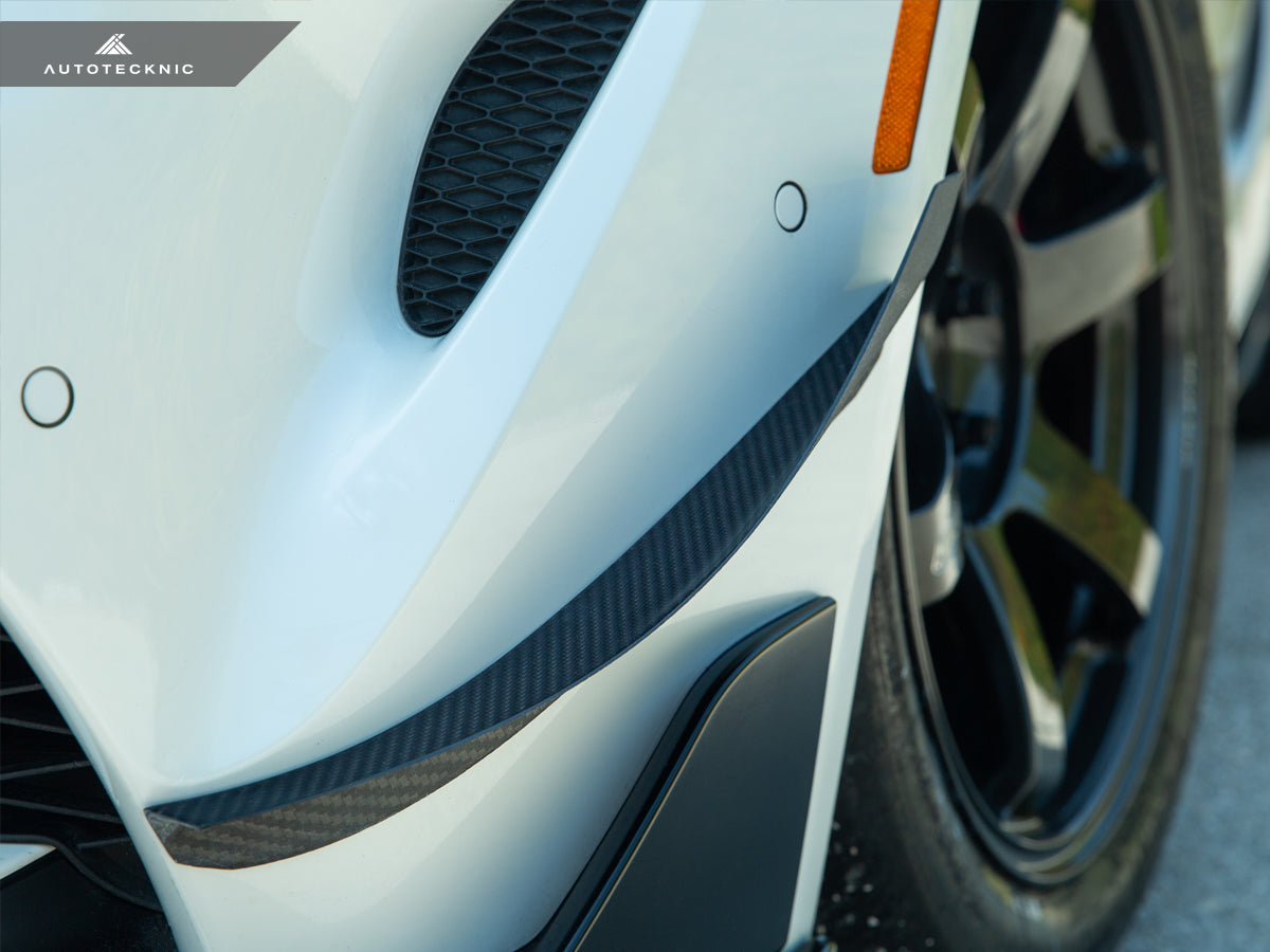 AutoTecknic Dry Carbon Canard Set - A90 Supra 2020-Up-Exterior-Silicon Valley Bimmer