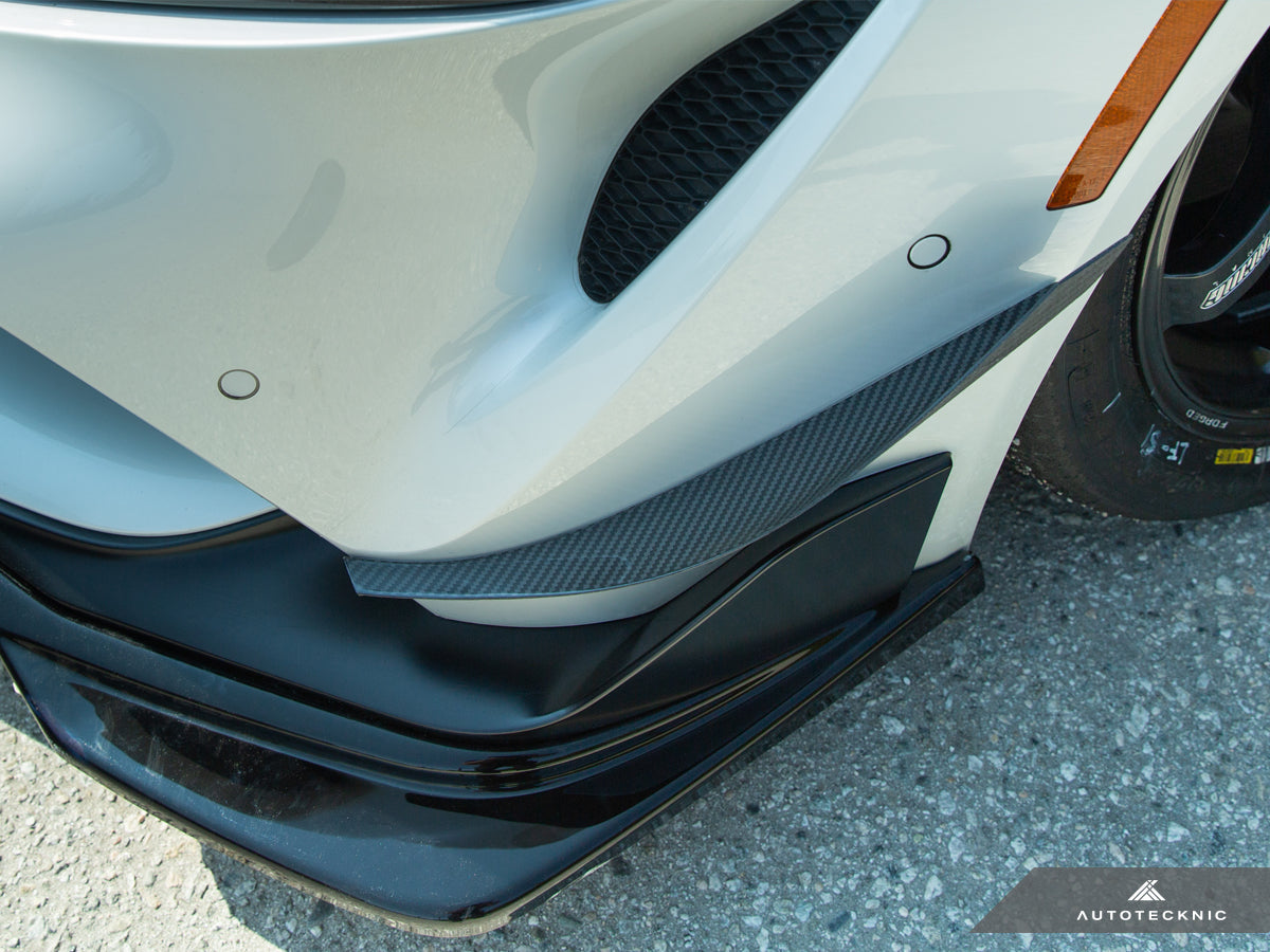 AutoTecknic Dry Carbon Canard Set - A90 Supra 2020-Up-Exterior-Silicon Valley Bimmer