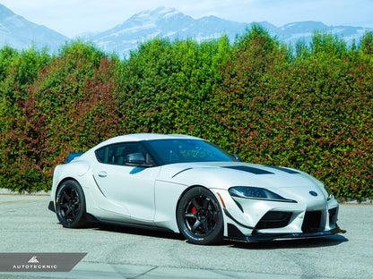 AutoTecknic Dry Carbon Canard Set - A90 Supra 2020-Up-Exterior-Silicon Valley Bimmer