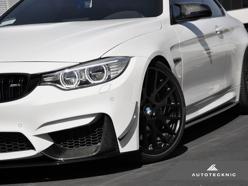 AutoTecknic Dry Carbon Canard Set - F80 M3 | F82/ F83 M4-Exterior-Silicon Valley Bimmer