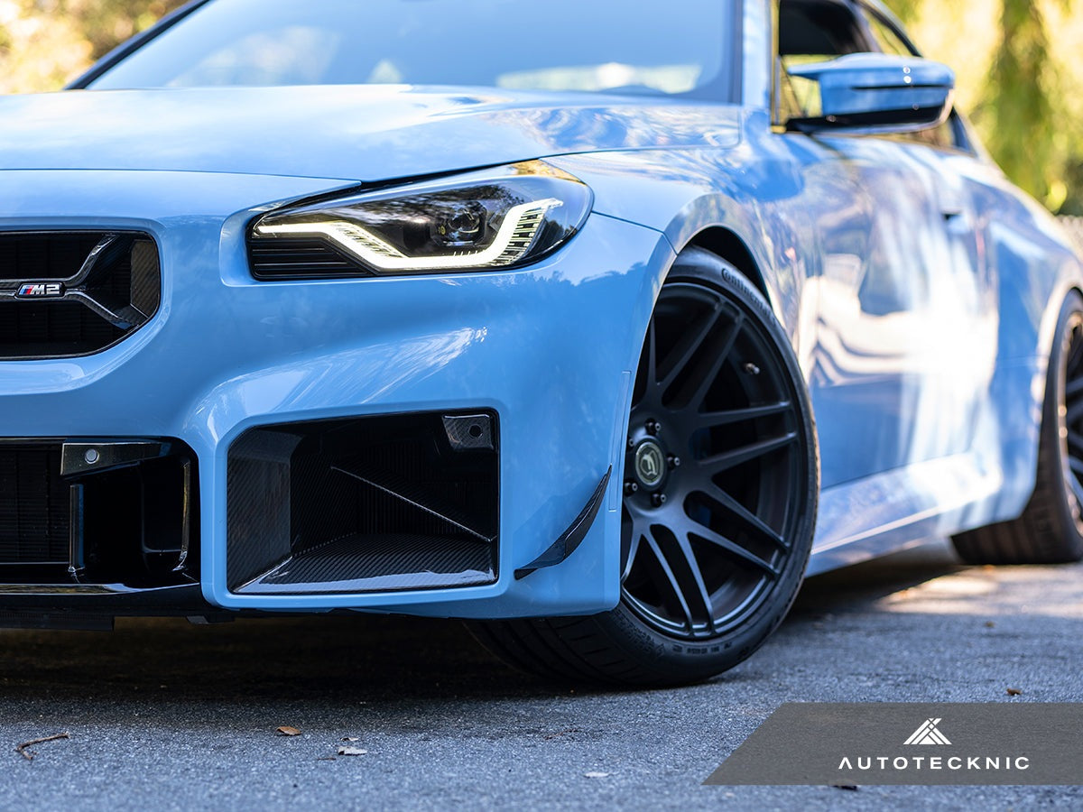 AutoTecknic Dry Carbon Canard Set - G87 M2-Exterior-Silicon Valley Bimmer