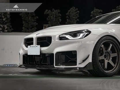 AutoTecknic Dry Carbon Canard Set - G87 M2-Exterior-Silicon Valley Bimmer