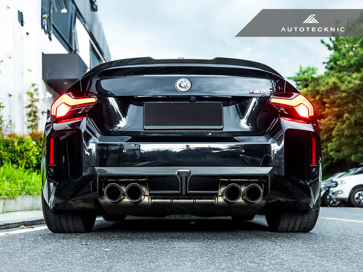 AutoTecknic Dry Carbon Circuit Sport Rear Diffuser - G87 M2-Exterior-Silicon Valley Bimmer