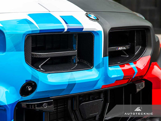 AutoTecknic Dry Carbon Club Sport Front Grille - G87 M2-Exterior-Silicon Valley Bimmer