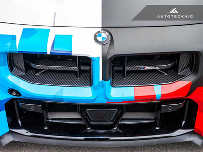 AutoTecknic Dry Carbon Club Sport Front Grille - G87 M2-Exterior-Silicon Valley Bimmer