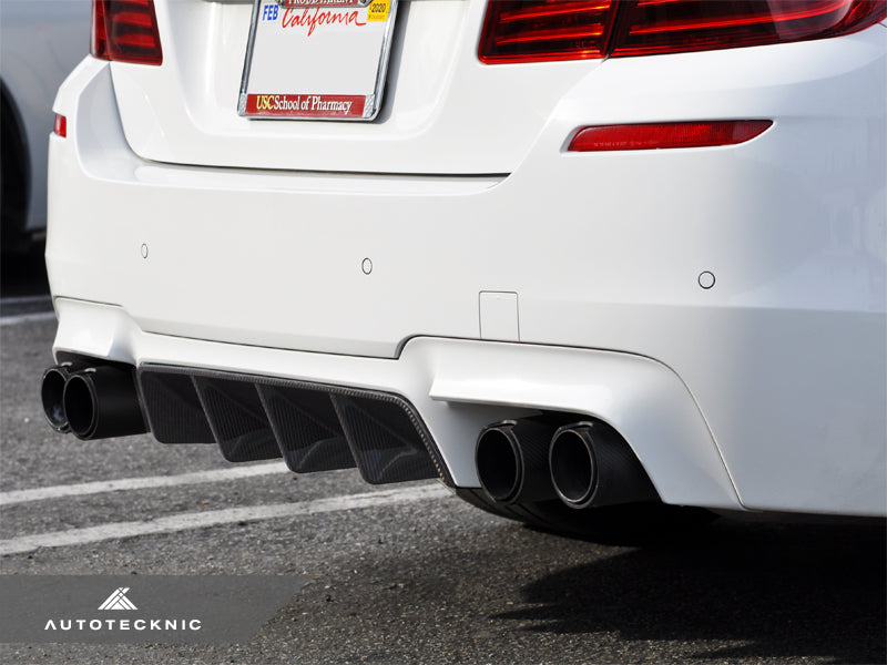 AutoTecknic Dry Carbon Competition Center Diffuser - F10 M5-Exterior-Silicon Valley Bimmer