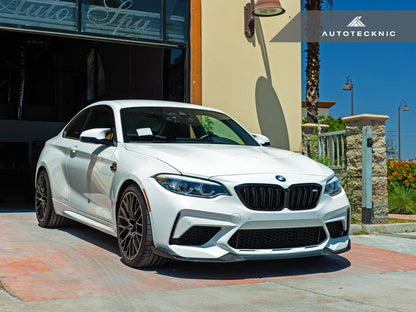AutoTecknic Dry Carbon Competition Front Aero Lip - F87 M2 Competition-Exterior-Silicon Valley Bimmer