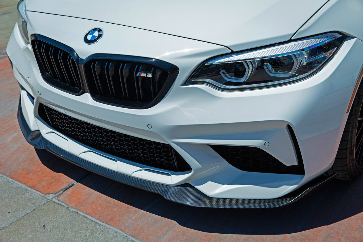 AutoTecknic Dry Carbon Competition Front Aero Lip - F87 M2 Competition-Exterior-Silicon Valley Bimmer