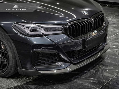 AutoTecknic Dry Carbon Competition Front Aero Lip - G30 5-Series M-Sport LCI-Exterior-Silicon Valley Bimmer