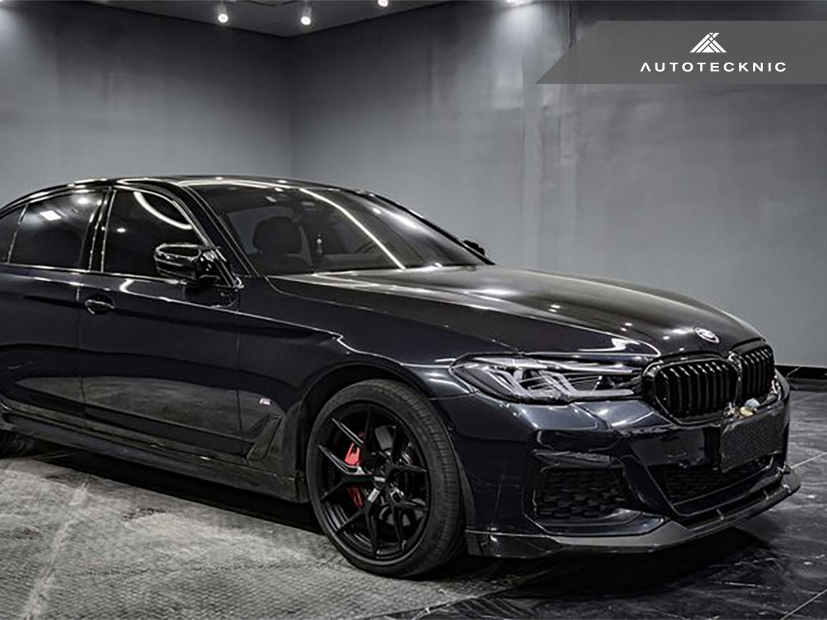 AutoTecknic Dry Carbon Competition Front Aero Lip - G30 5-Series M-Sport LCI-Exterior-Silicon Valley Bimmer