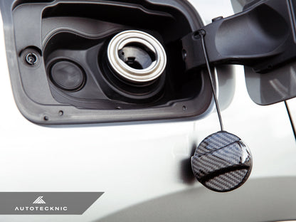 AutoTecknic Dry Carbon Competition Fuel Cap Cover - A90 Supra 2020-Up-Exterior-Silicon Valley Bimmer