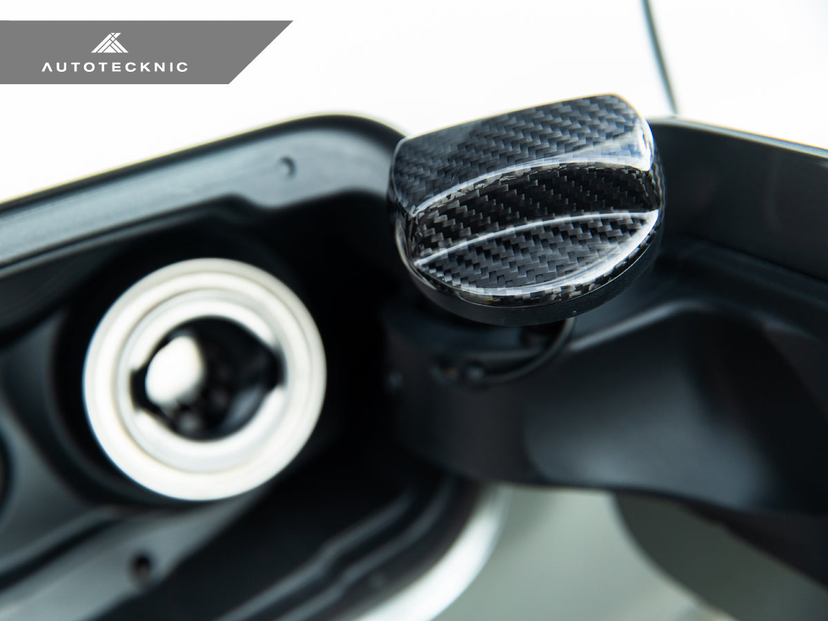 AutoTecknic Dry Carbon Competition Fuel Cap Cover - A90 Supra 2020-Up-Exterior-Silicon Valley Bimmer