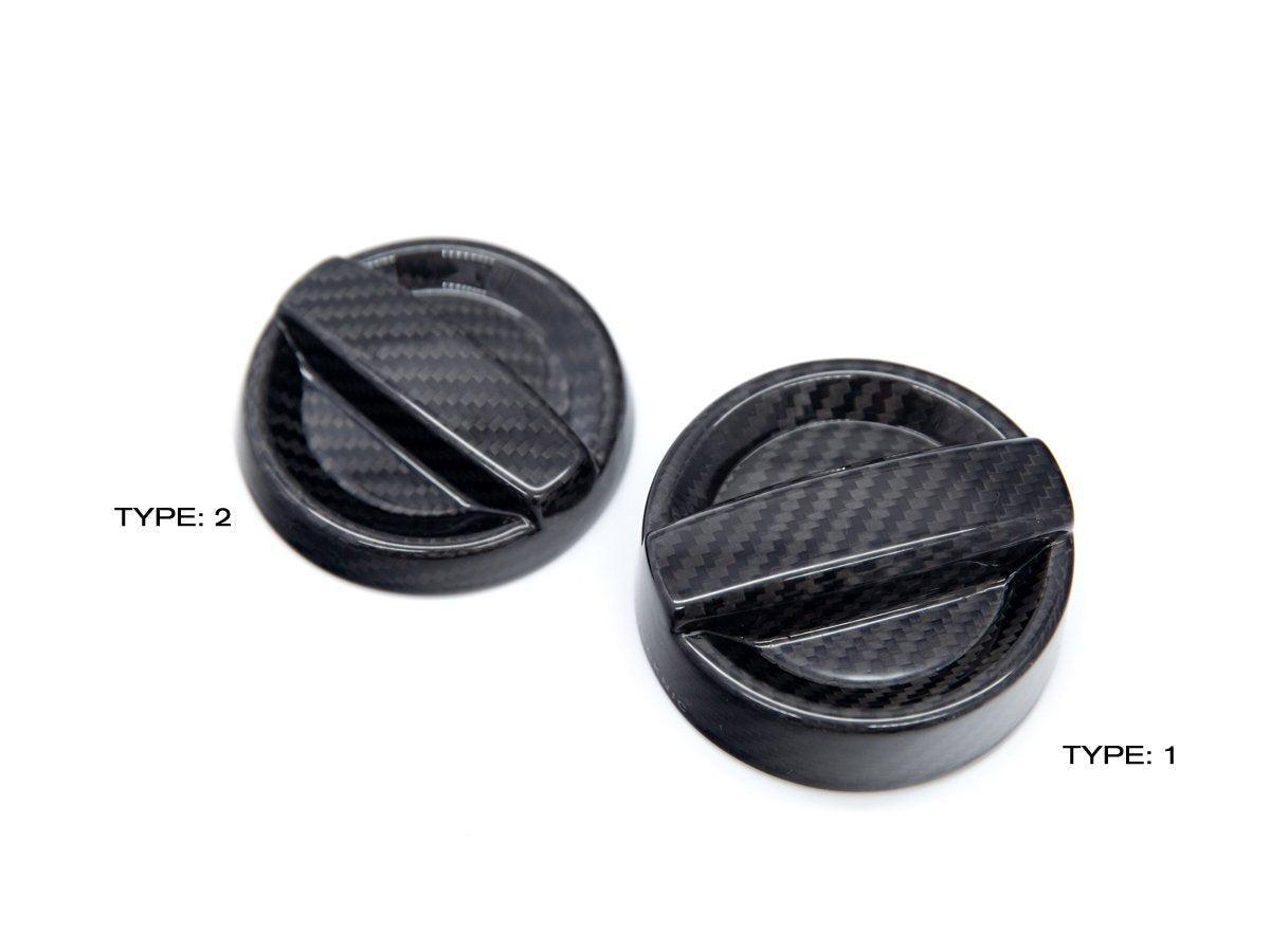 AutoTecknic Dry Carbon Competition Oil Cap Cover - BMW E83 X3-Fuel Cap Cover-Silicon Valley Bimmer