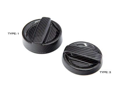 AutoTecknic Dry Carbon Competition Oil Cap Cover - BMW E83 X3-Fuel Cap Cover-Silicon Valley Bimmer