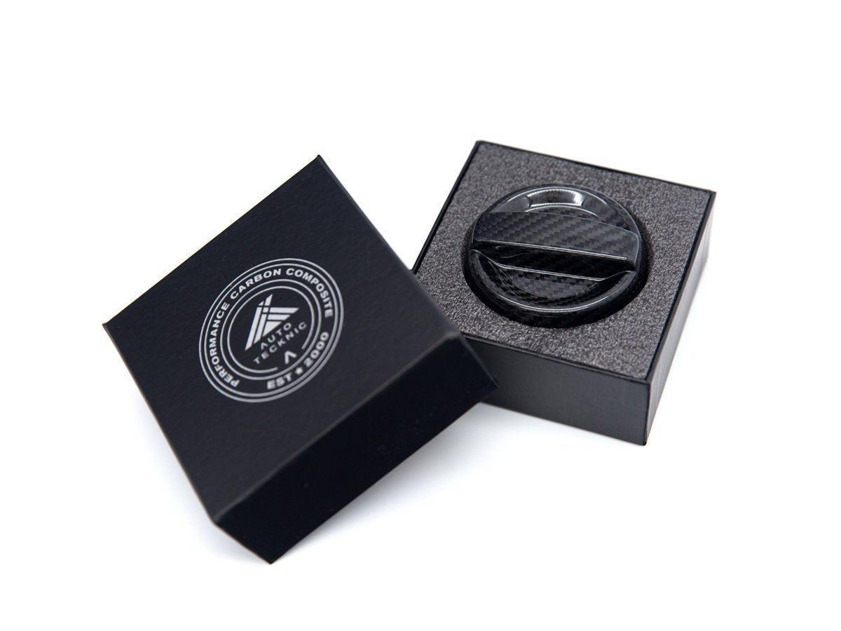 AutoTecknic Dry Carbon Competition Oil Cap Cover - BMW F45 2-Series Active Tourer-Fuel Cap Cover-Silicon Valley Bimmer