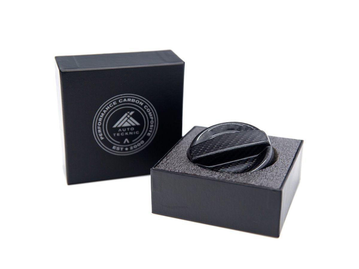AutoTecknic Dry Carbon Competition Oil Cap Cover - BMW F45 2-Series Active Tourer-Fuel Cap Cover-Silicon Valley Bimmer