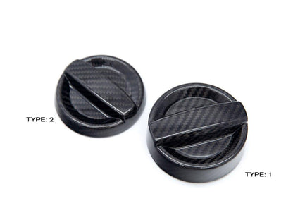 AutoTecknic Dry Carbon Competition Oil Cap Cover - BMW F45 2-Series Active Tourer-Fuel Cap Cover-Silicon Valley Bimmer