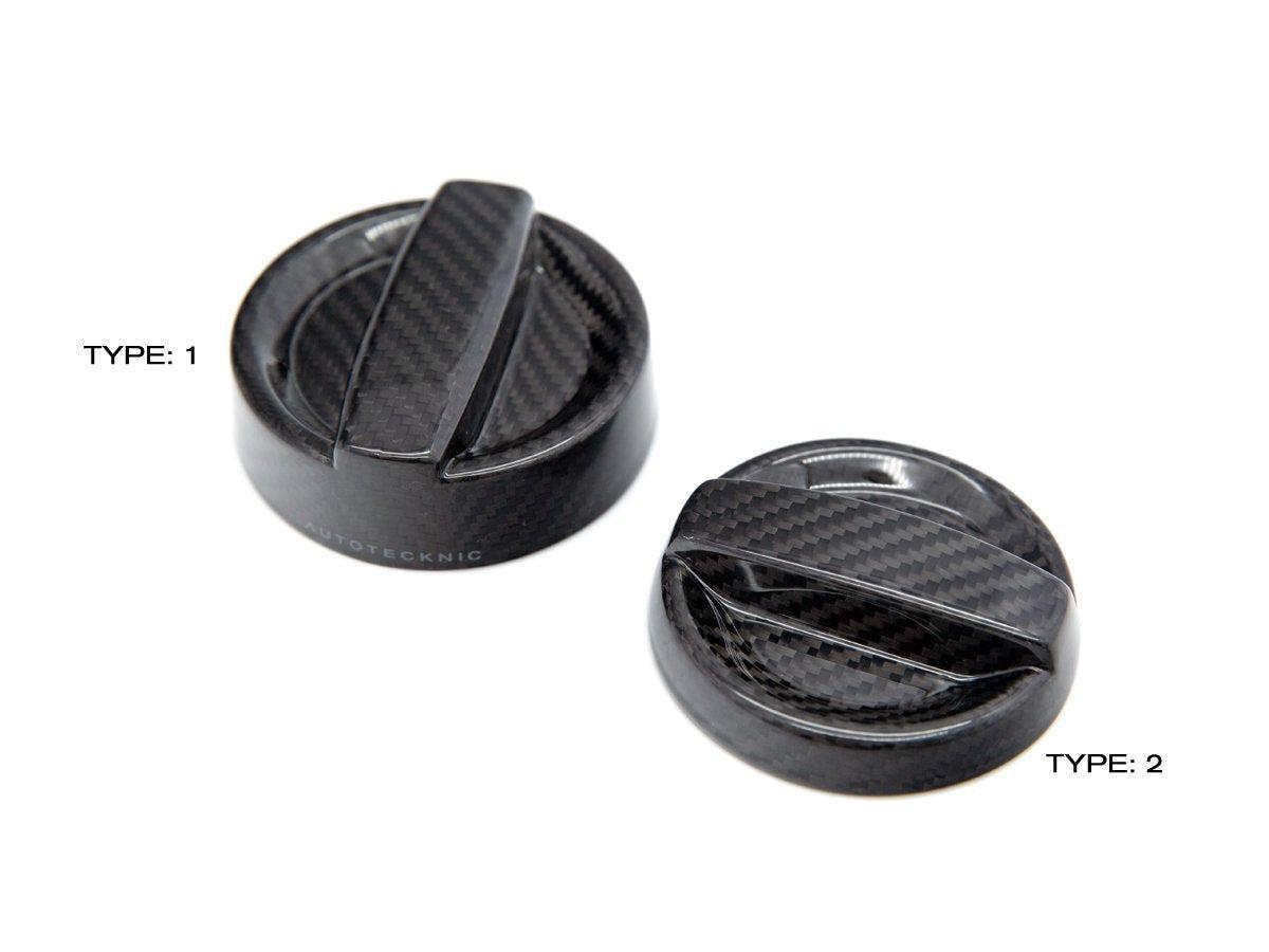 AutoTecknic Dry Carbon Competition Oil Cap Cover - BMW F45 2-Series Active Tourer-Fuel Cap Cover-Silicon Valley Bimmer