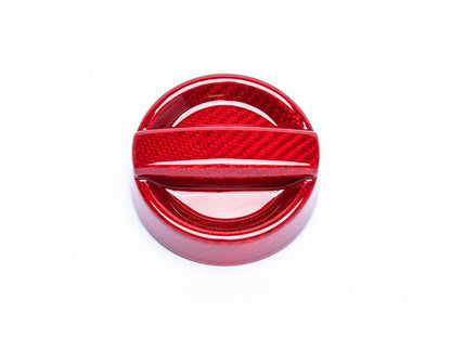 AutoTecknic Dry Carbon Competition Oil Cap Cover - BMW F45 2-Series Active Tourer-Fuel Cap Cover-Silicon Valley Bimmer