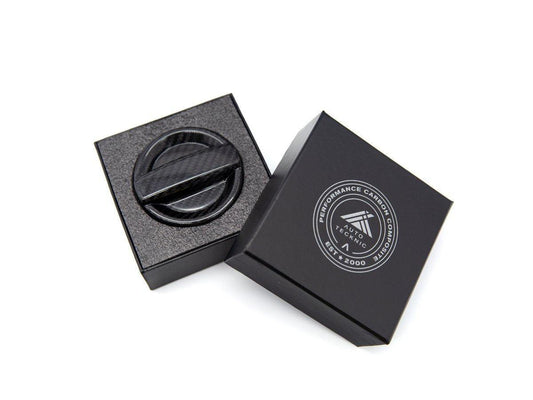 AutoTecknic Dry Carbon Competition Oil Cap Cover - BMW F45 2-Series Active Tourer-Fuel Cap Cover-Silicon Valley Bimmer