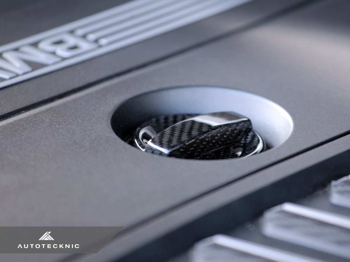 AutoTecknic Dry Carbon Competition Oil Cap Cover - G87 M2-Exterior-Silicon Valley Bimmer