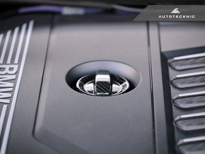 AutoTecknic Dry Carbon Competition Oil Cap Cover - G87 M2-Exterior-Silicon Valley Bimmer