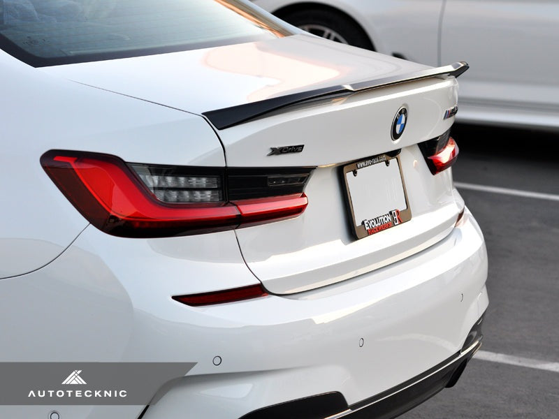 AutoTecknic Dry Carbon Competition Plus Trunk Spoiler - G20 3-Series-Exterior-Silicon Valley Bimmer