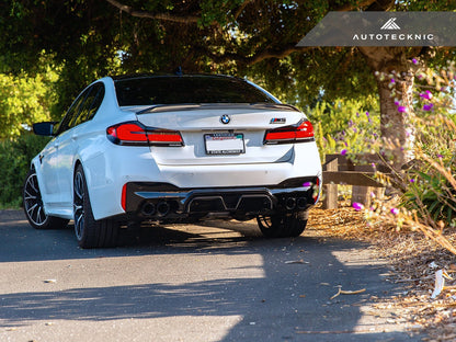 AutoTecknic Dry Carbon Competition Sport Rear Diffuser - F90 M5-Exterior-Silicon Valley Bimmer