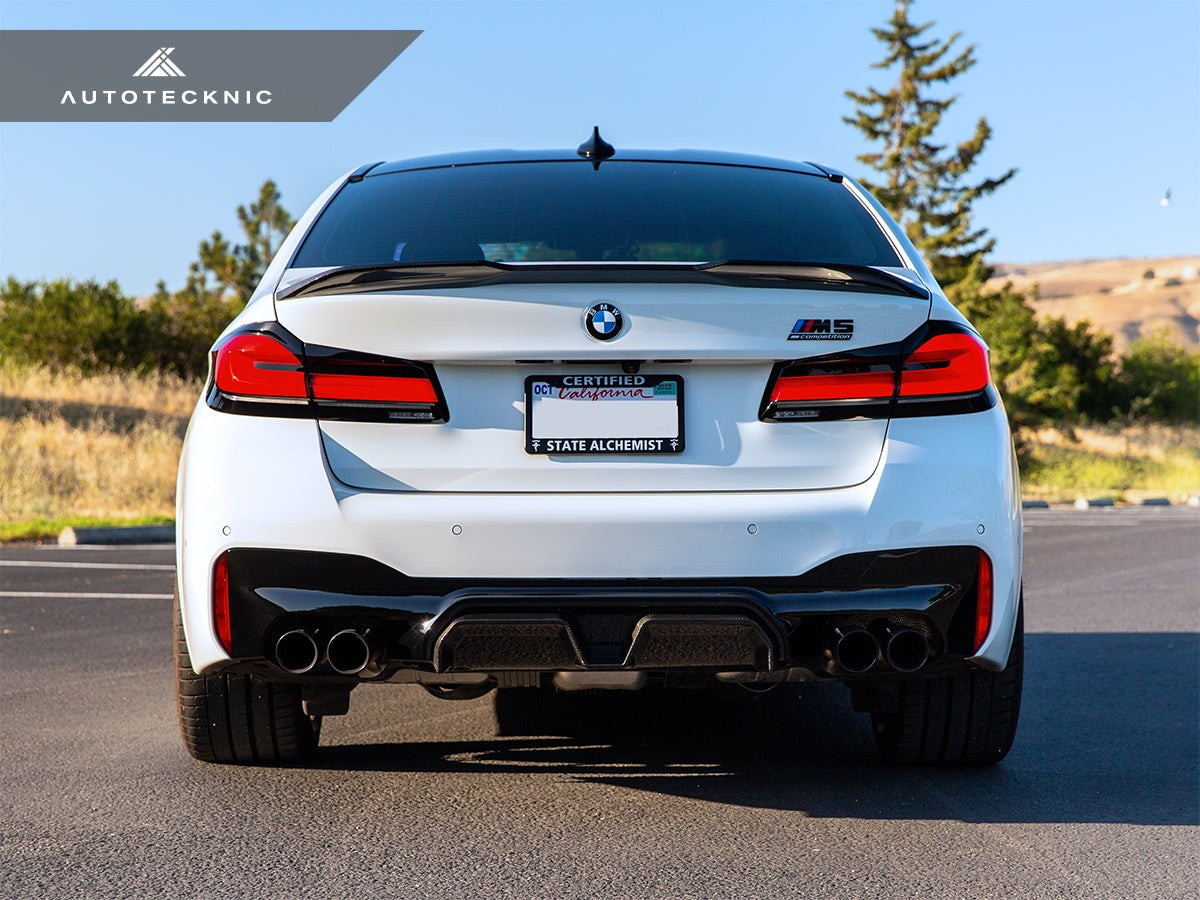 AutoTecknic Dry Carbon Competition Sport Rear Diffuser - F90 M5-Exterior-Silicon Valley Bimmer