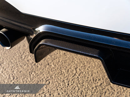 AutoTecknic Dry Carbon Competition Sport Rear Diffuser - F90 M5-Exterior-Silicon Valley Bimmer