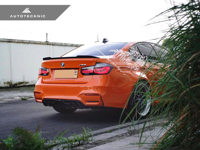 AutoTecknic Dry Carbon Competition Trunk Spoiler - F80 M3 | F30 3-Series-Exterior-Silicon Valley Bimmer
