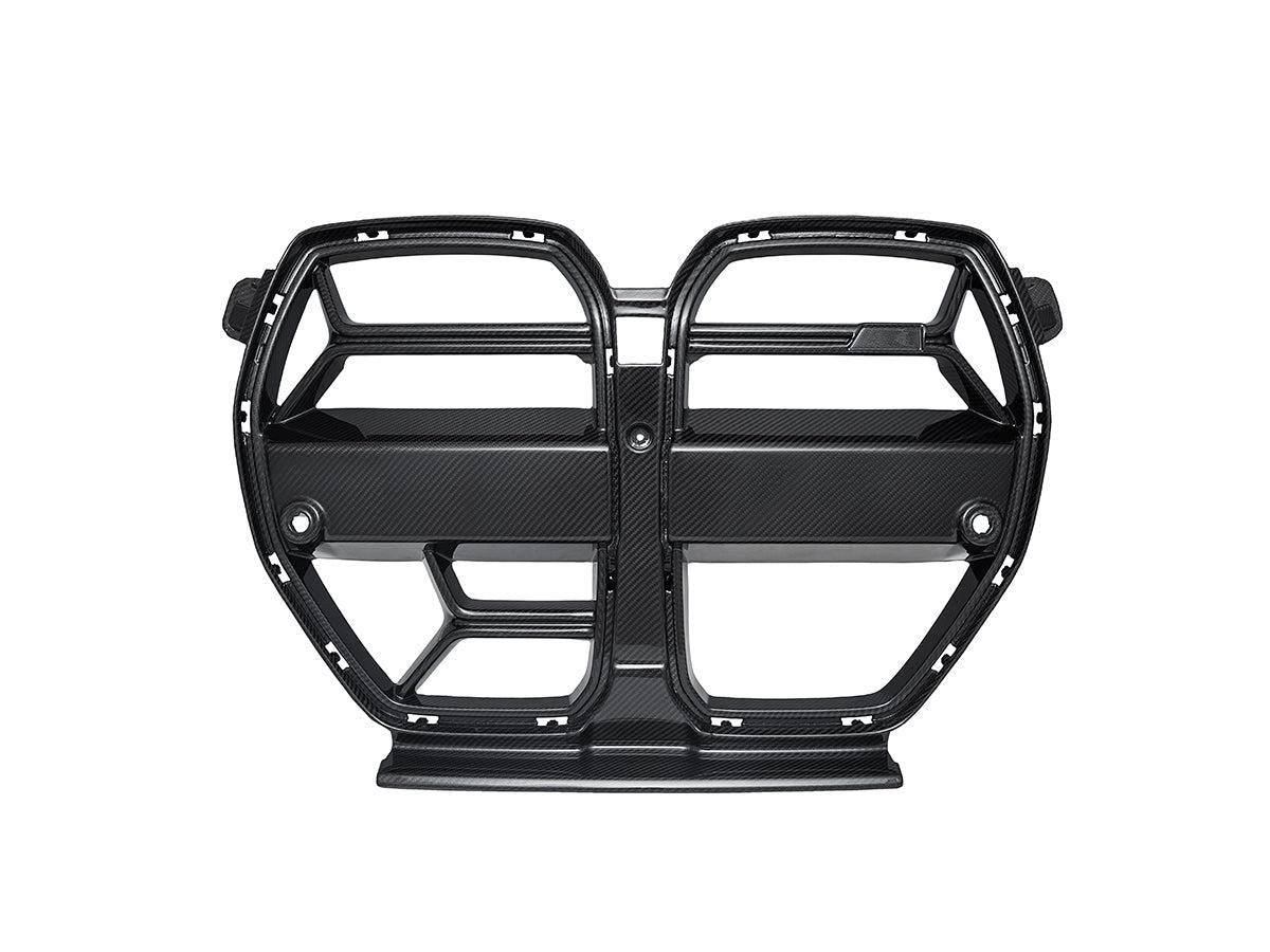 AutoTecknic Dry Carbon Competizione Sport Front Grille - G80 M3 | G82/ G83 M4-Exterior-Silicon Valley Bimmer