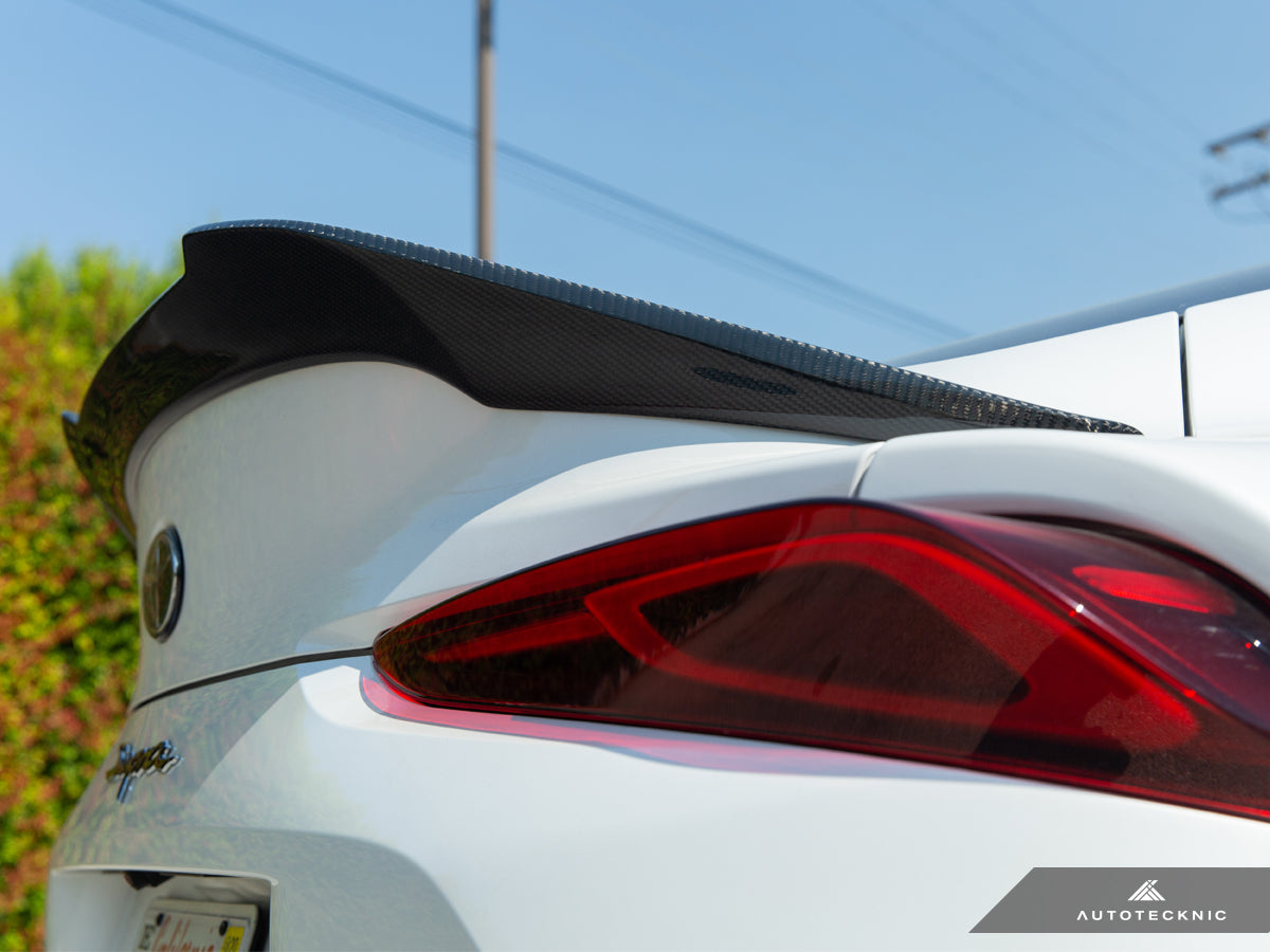 AutoTecknic Dry Carbon Competizione Trunk Spoiler - A90 Supra 2020-Up-Exterior-Silicon Valley Bimmer