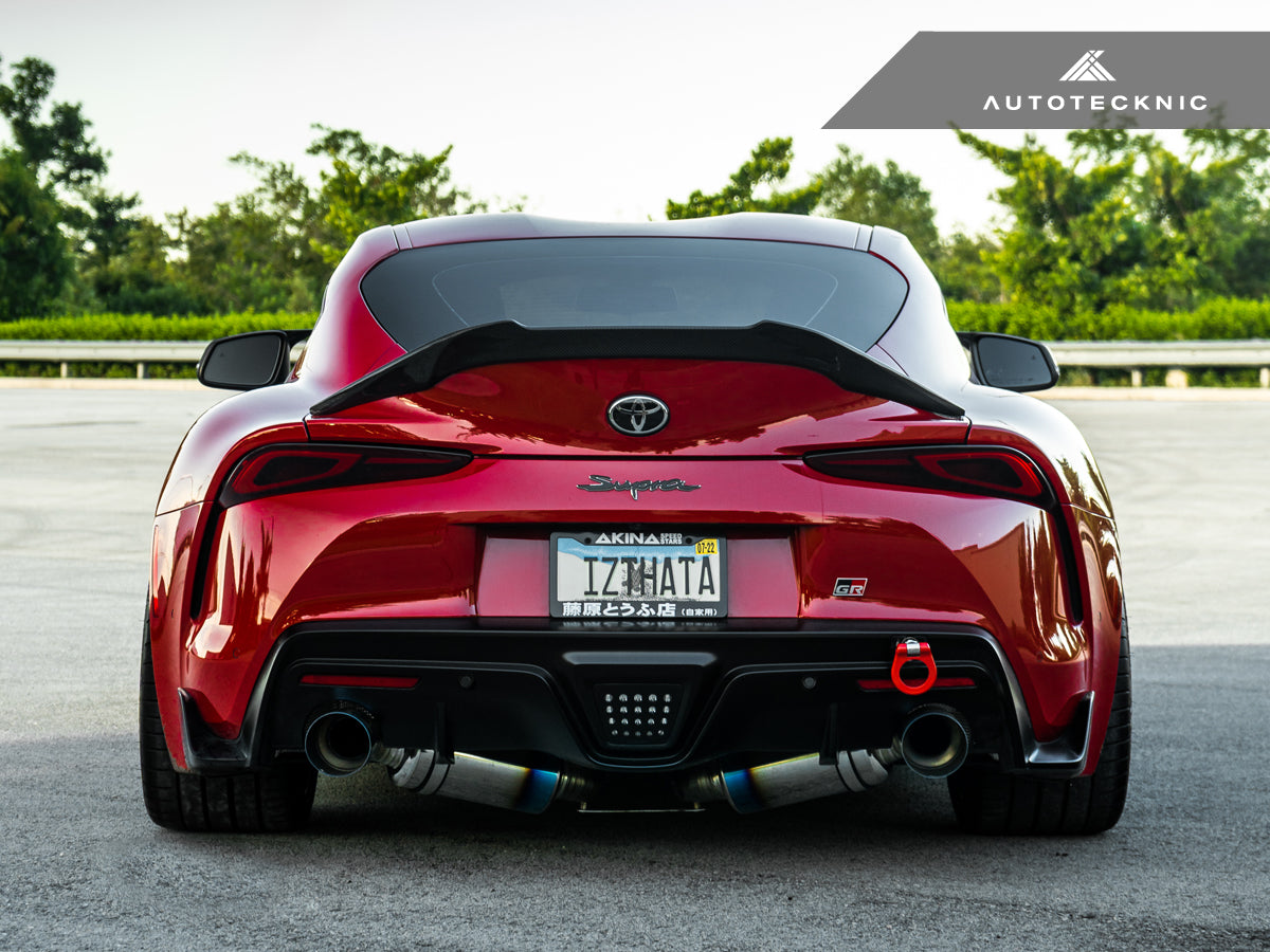AutoTecknic Dry Carbon Competizione Trunk Spoiler - A90 Supra 2020-Up-Exterior-Silicon Valley Bimmer