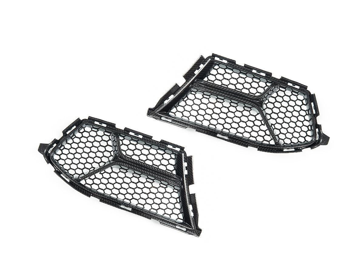 AutoTecknic Dry Carbon Corsa Front Bumper Lower Vent Set - G80 M3 | G82/ G83 M4