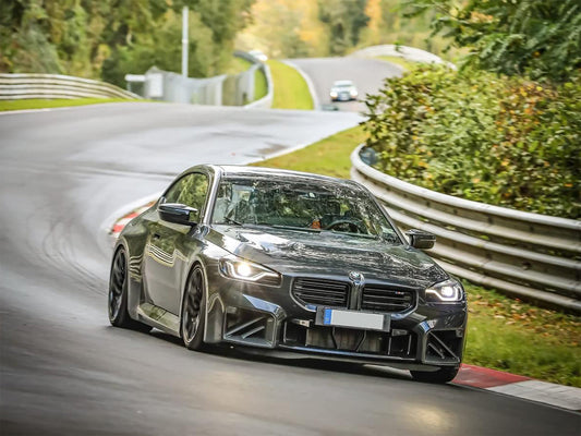 AutoTecknic Dry Carbon Corsa Front Bumper Lower Vent Set - G87 M2-Exterior-Silicon Valley Bimmer