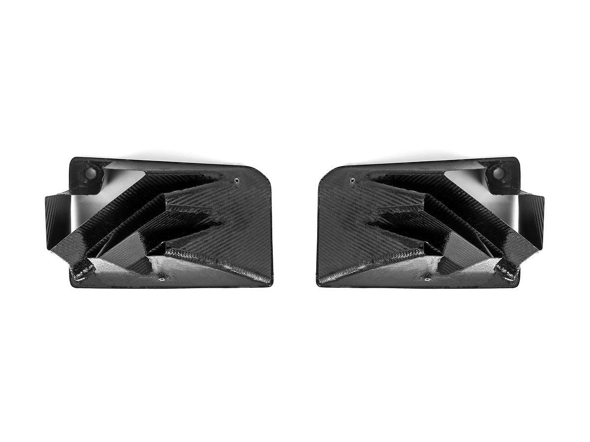 AutoTecknic Dry Carbon Corsa Front Bumper Lower Vent Set - G87 M2-Exterior-Silicon Valley Bimmer