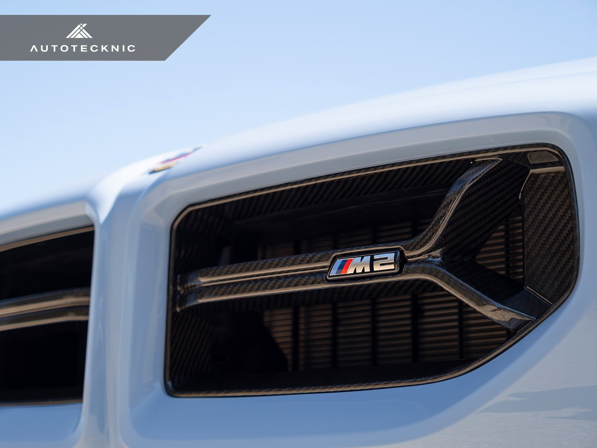 AutoTecknic Dry Carbon Corsa Front Grille - G87 M2-Exterior-Silicon Valley Bimmer