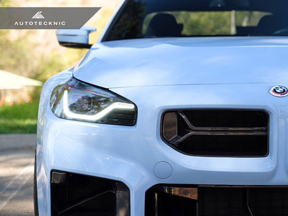AutoTecknic Dry Carbon Corsa Front Grille - G87 M2-Exterior-Silicon Valley Bimmer