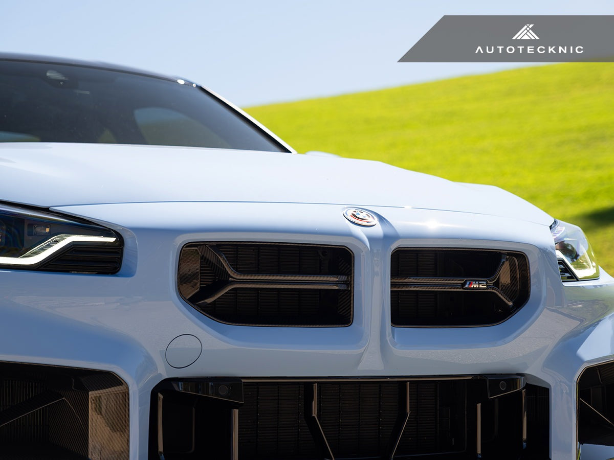 AutoTecknic Dry Carbon Corsa Front Grille - G87 M2-Exterior-Silicon Valley Bimmer