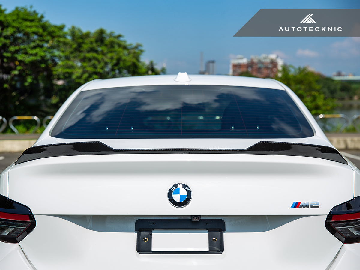 AutoTecknic Dry Carbon Corsa Trunk Spoiler - G87 M2-Exterior-Silicon Valley Bimmer