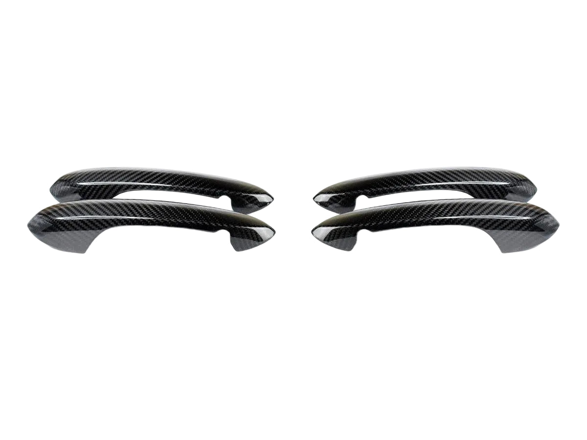 AutoTecknic Dry Carbon Door Handle Trim Set - F90 M5-Exterior-Silicon Valley Bimmer