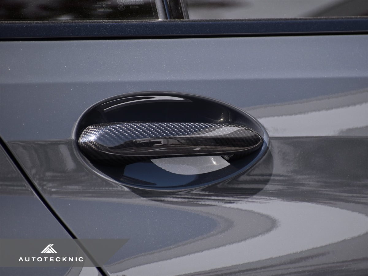 AutoTecknic Dry Carbon Door Handle Trim Set - F93 M8 Gran Coupe-Exterior-Silicon Valley Bimmer