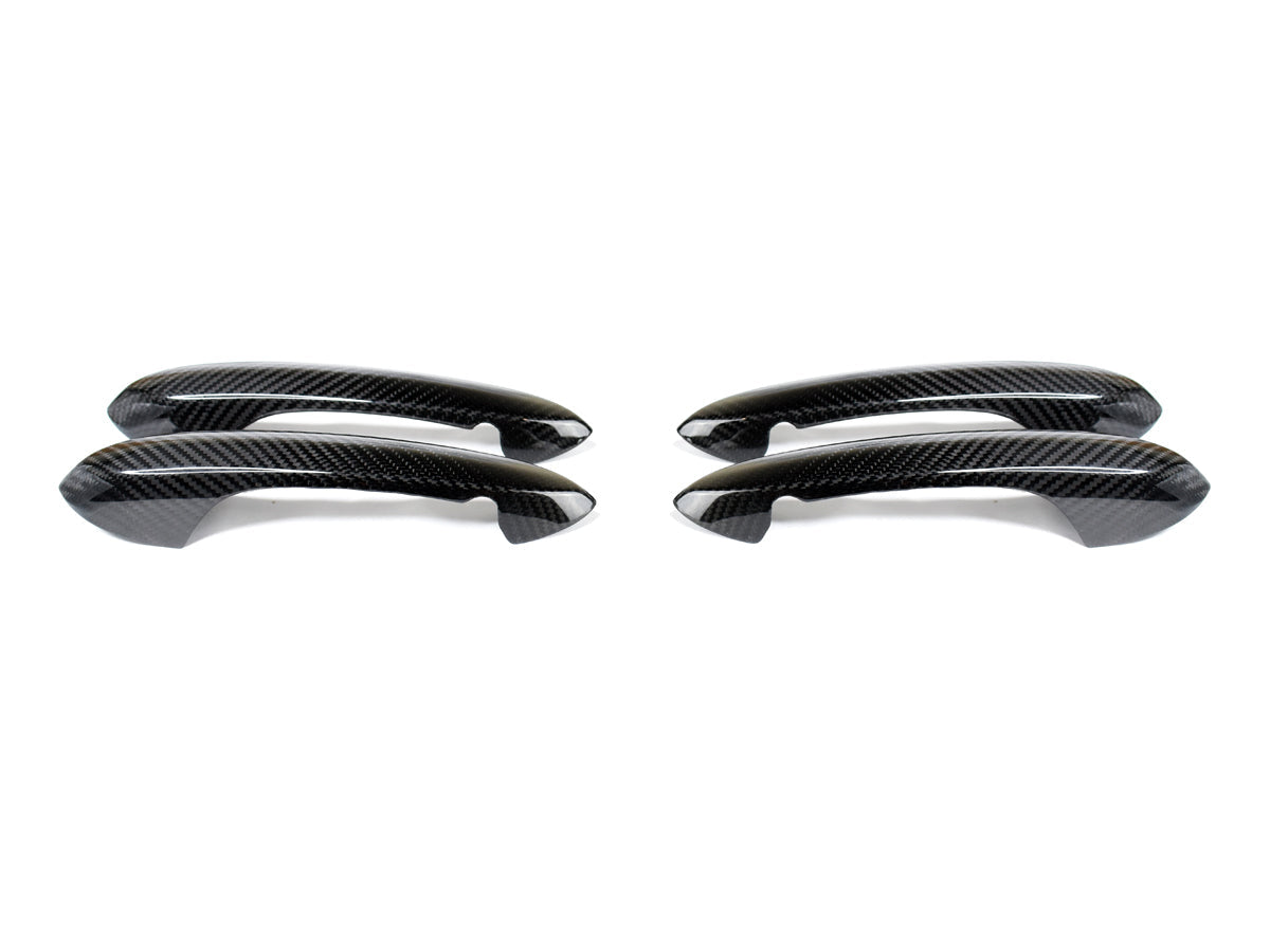 AutoTecknic Dry Carbon Door Handle Trim Set - F93 M8 Gran Coupe-Exterior-Silicon Valley Bimmer
