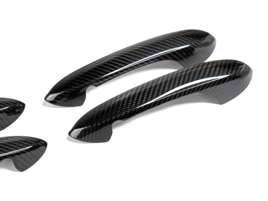 AutoTecknic Dry Carbon Door Handle Trim Set - G14 8-Series Convertible | G15 8-Series Coupe-Exterior-Silicon Valley Bimmer